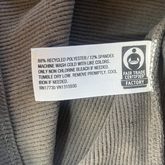 Wild Fable Long Sleeve Ribbed Top Womens Medium Gray New Fall - Picture 7 of 10